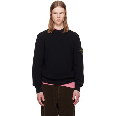 Stone Island Stone Island Black 5100011 Pure RWS Wool Sweater