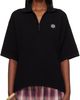 Stone Island Stone Island Black 5100021 Light Raw Hand Organic Cotton Polo - 1