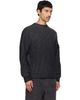 Stone Island Stone Island Black 5100043 Two-Tone Vanisé Cashmere Sweater - 2