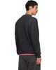 Stone Island Stone Island Black 5100043 Two-Tone Vanisé Cashmere Sweater - 3