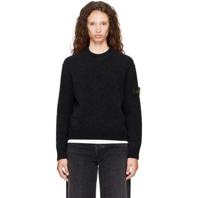 Stone Island Stone Island Black 5100050 Baby Alpaca Blend Sweater
