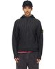 Stone Island Stone Island Black 5100067 Two-Tone Cashmere Reversible Hoodie - 1