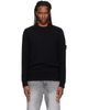 Stone Island Stone Island Black 5100072 Lambswool Sweater - 1