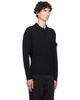 Stone Island Stone Island Black 5100076 Light Pure RWS Wool_S.I. Ghost Polo - 2