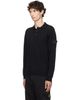 Stone Island Stone Island Black 5100076 Light Pure RWS Wool_S.I. Ghost Polo - 4