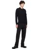 Stone Island Stone Island Black 5100076 Light Pure RWS Wool_S.I. Ghost Polo - 5