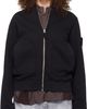 Stone Island Stone Island Black 6100014 Mesh Stitch Organic Fleece Track Jacket - 1