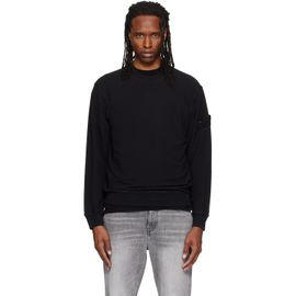 Stone Island Stone Island Black 6100069 Stretch Cotton Ghost Sweatshirt
