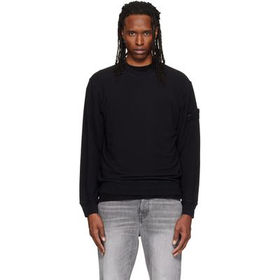 Stone Island Stone Island Black 6100069 Stretch Cotton Ghost Sweatshirt