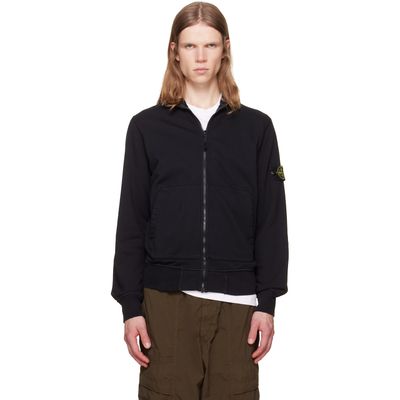 Stone Island Stone Island Black 610063 Organic Cotton Fleece Sweatshirt