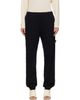 Stone Island Stone Island Black 6200012 Malfilé Fleece 'Old' Effect Sweatpants - 1