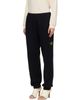 Stone Island Stone Island Black 6200012 Malfilé Fleece 'Old' Effect Sweatpants - 4