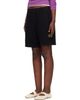 Stone Island Stone Island Black 6200014 Malfilé Fleece Old Effect Shorts - 4