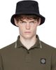 Stone Island Stone Island Black 9100012 Nylon Metal ECONYL Bucket Hat - 1