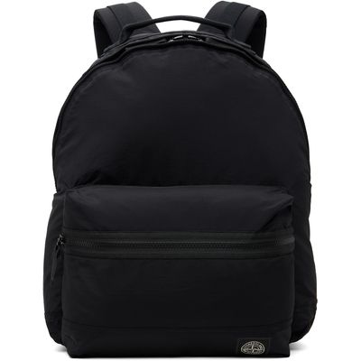 Stone Island Stone Island Black 9200016 Coated Nylon Metal ECONYL Backpack