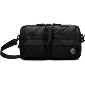 Stone Island Stone Island Black 9200024 Double Coated Cotton Ripstop Bag