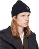 Stone Island Stone Island Black N100002 Rib Wool Beanie - 2