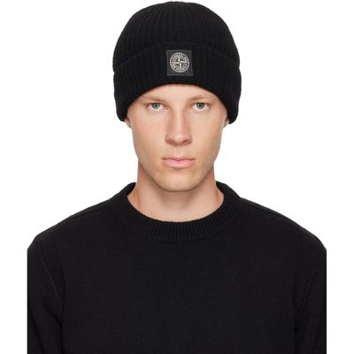 Stone Island Stone Island Black N100012 Light RWS Geelong Wool Beanie