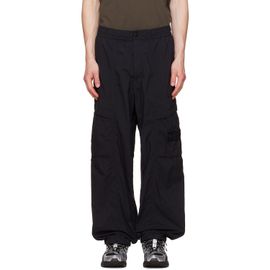 Stone Island Stone Island Black Nylon Smerigliato S.I. Ghost Pants