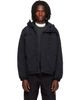 Stone Island Stone Island Black Q100007 Warp Rib Nylon-TC Jacket - 1