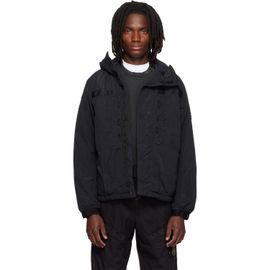 Stone Island Stone Island Black Q100007 Warp Rib Nylon-TC Jacket