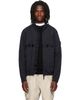 Stone Island Stone Island Black Q100009 Warp Rib Nylon-TC Jacket - 1