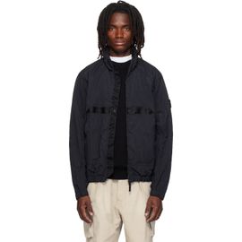 Stone Island Stone Island Black Q100009 Warp Rib Nylon-TC Jacket