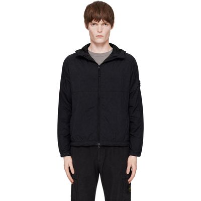 Stone Island Stone Island Black Q100020 Ultralight Nylon Stretch-TC Jacket