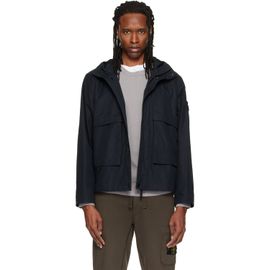 Stone Island Stone Island Black Q100025 All-Weather Cotton Canvas_S.I. Ghost Jacket