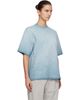 Stone Island Stone Island Blue 2100002 Combed Organic Cotton Jersey 'Erosion' T-shirt - 2