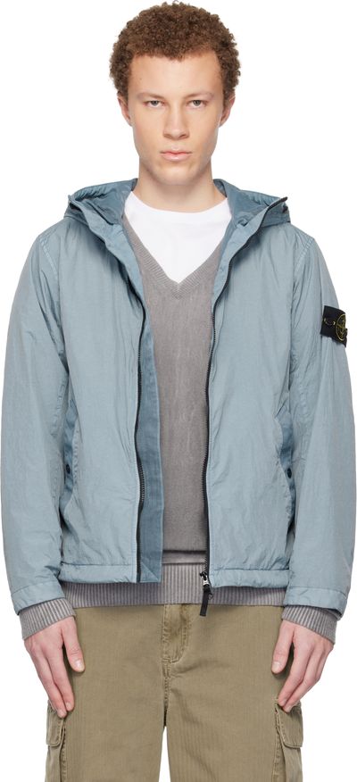 Stone Island Stone Island Blue 4100001 Crinkle Reps NY Jacket