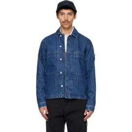 Stone Island Stone Island Blue 4100006 Grainy Wash Denim Jacket