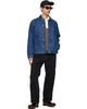 Stone Island Stone Island Blue 4100006 Grainy Wash Denim Jacket - 5