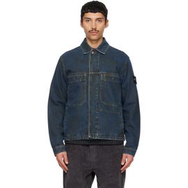 Stone Island Stone Island Blue 4100006 Laser Pigment Denim Jacket