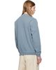 Stone Island Stone Island Blue 6100034 Malfilé Fleece 'Old' Effect Sweatshirt - 3