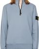 Stone Island Stone Island Blue 6100061 Organic Cotton Fleece Sweatshirt - 1