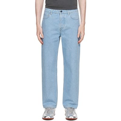 Stone Island Stone Island Blue J100006 Indigo Denim Grainy Wash Jeans