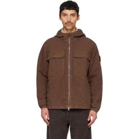 Stone Island Stone Island Brown 1200035 Diagonal Cotton Wool Jacket
