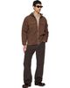 Stone Island Stone Island Brown 1200035 Diagonal Cotton Wool Jacket - 5