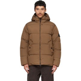 Stone Island Stone Island Brown 4100037 Crinkle Reps NY Down Jacket