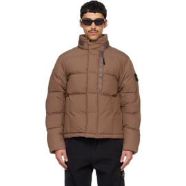 Stone Island Stone Island Brown 4100083 Cotton Nylon Tela Down Jacket