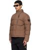 Stone Island Stone Island Brown 4100083 Cotton Nylon Tela Down Jacket - 4