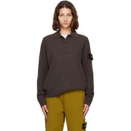 Stone Island Stone Island Brown 5100018 Light RWS Geelong Wool Polo