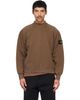 Stone Island Stone Island Brown 6100053 Tubular Cotton Fleece Sweatshirt - 1