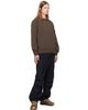 Stone Island Stone Island Brown Organic Cotton Fleece Sweatshirt - 5