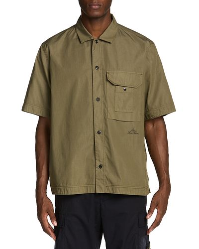 Stone Island Stone Island Camicia Relaxed Fit Pocket Shirt