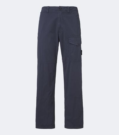 Stone Island Stone Island Compass badge cotton-blend cargo pants