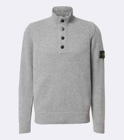 Stone Island Stone Island Compass badge wool-blend sweater