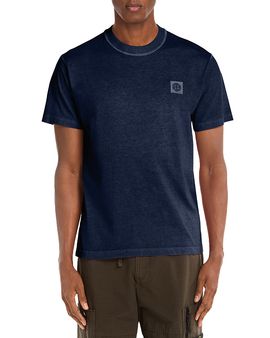 Stone Island Stone Island Compass Patch Cotton Crewneck T-Shirt