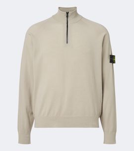 Stone Island Stone Island Compass wool-blend zip-up sweater